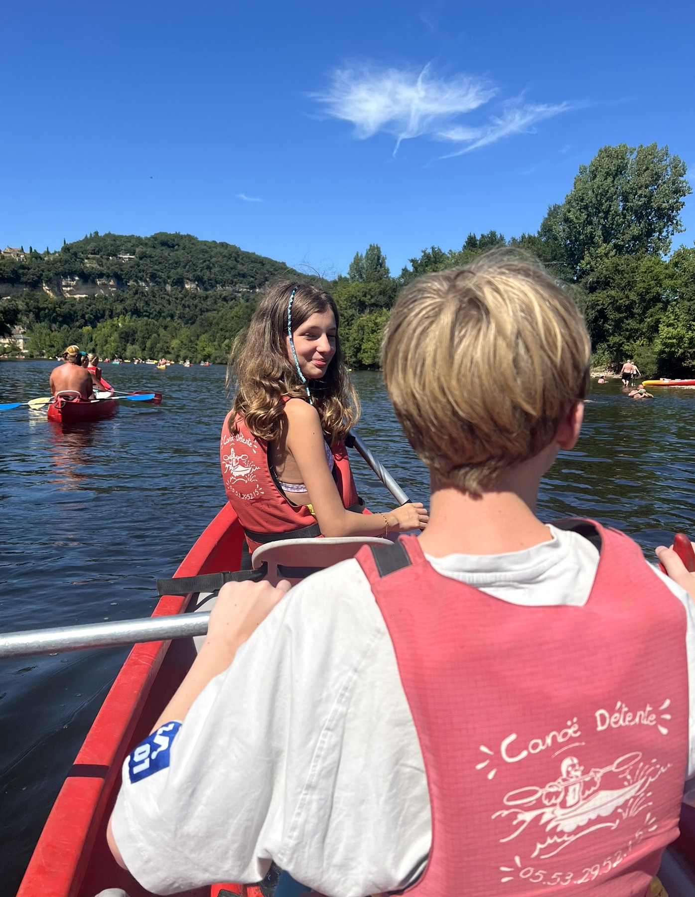 Kanoën in de Dordogne